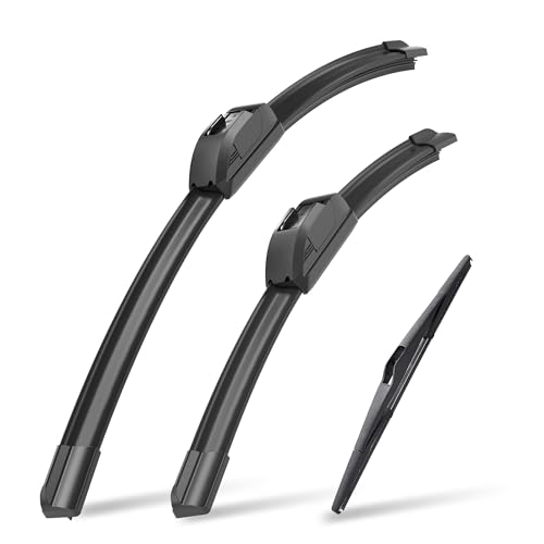 Image of Raidbee Windshield Wiper Blades Replacement for Hyundai Santa Fe 2019 2020 2021 2022 2023 All-Season OEM Quality 3 Pack 26 inch+16 inch+11 inch