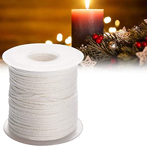 Rollo de Mecha de Algodón Blanca 61m para Velas DIY miniatura 4