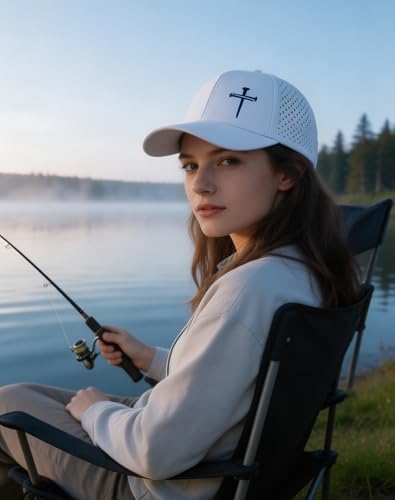 Image of Jesus 3 Nail Cross Hat Christian Religious Gifts for Christma with Embroidered - Adjustable Snapback Baseball Cap