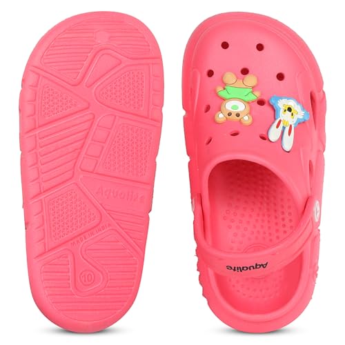 Image of Aqualite Kids Clog Shoes for Boys & Girls /Outdoor Sandals Clogs for Kids, Slingback Clog Shoes, Stylish Clogs for Kids
