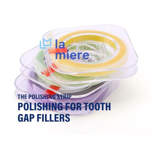 la miere 4mm x 6m tooth polisher dental file for teeth sanding grinding deep teeth cleaning tooth polish abrasive strip oral care cleaning toolcoarse 1box