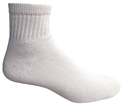 Yacht & Smith 24 Pair Mens & Womens Ankle Sports Socks by SOCKS'NBULK White3