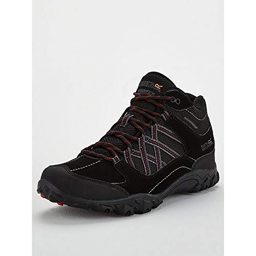 Image of Regatta Men's Edgepoint Hydropel Mid Height Walking Boots Low Rise Hiking