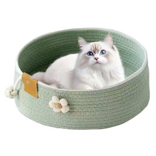 Panier lit pour chat avec griffoir intégré maison chaton salon - 8