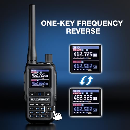 Image of [Chirp Compatible] Baofeng UV-5G Mini GMRS Handheld Radio with App Programming, Long Range Walkie Talkie GMRS Repeater Capable, with 8-Band Receiver, Dual PTT, 999 Channels, for Off-Road, 2 Pack