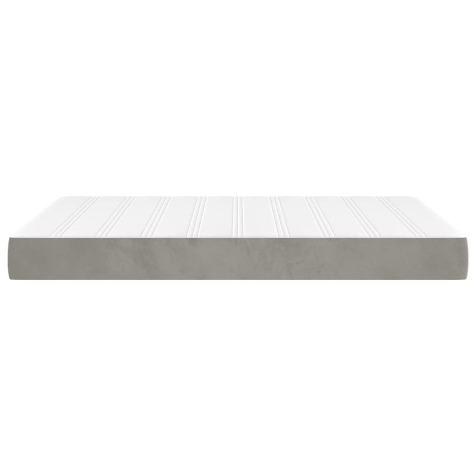 LAPOOH Matelas de lit à Ressorts ensachés Gris Clair 140x200x20 cm,Matelas Ressort,avec Sommier Et Matelas Lit,Matelas Ressort Latex