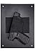 CCW Tactical Under Desk Holster Gun Holder - Safely Mount a Handgun Almost Anywhere - Holds Nearly Any Size Pistol or Revolver, Taser, Magazine, Flashlight, Ammo or Knife for Fast Draw