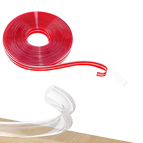 LTZGO 6M Protector Esquinas Bebe, Transparente Protectores para Bordes Bebe, Pre-Adhesión Protector Puertas Bebe, Anticolisión Tira para Seguridad Bebe para Mesa y Mueble Cover