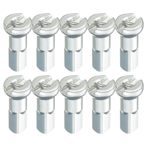 DRAGONRUN 10Pcs Mountain Bike Spokes Caps Bicycles Spokes Nipple Decoration High Strength Spokes Nipple Bike Spokes Caps Enduring