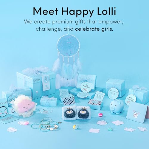 Image of HAPPY LOLLI LolliBox Birthday Gift Set for Tween & Teen Girls Ages 8-15, Ready to Gift, 8 Individually Wrapped Gifts