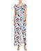 Produktbild Betsey Johnson Damen Off The Shoulder Maxi Dress Kleid, Malibu Blue Floral, 34