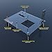 DIY Acrylic Open Frame PC Case for ITX Motherboards – Gaming & Test Bench Rack for PC Builds