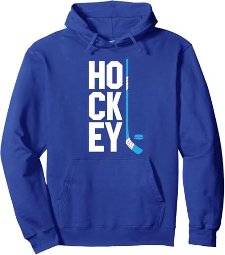 La Mejor Selección de Ropa de Hockey sobre hierba para Hombre más recomendados. 43 iFreya - Sudadera con capucha para hockey sobre hielo y jugador de hockey sobre hielo, Azul, XX-Large