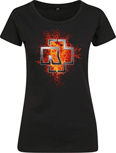 Rammstein Lava Logo Tee t-shirt femme idéal pour concerts et festivals