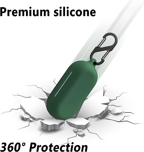 Image of Silicone Cover Compatible with Sony WF C700N Case, Soft, Shockproof (Fits only Sony WF-C700N Earbuds case, Bluetooth Earbuds & Charging case not Included) - Dark Green