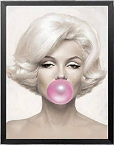 Marilyn Monroe Audrey Hepburn Quotes Canvas Painting Prints Posters Wall Art B No Frame (70x100cm x1)