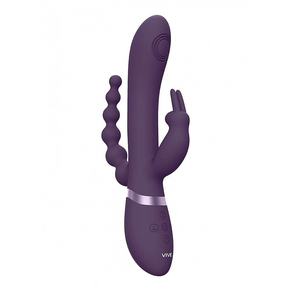 Double Penetration Rabbit vibrant pour stimulation simultanée point G et clitoris - 8