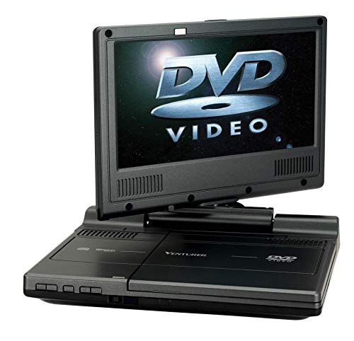 Venturer (PVS19388IR) Swivel Dual-Screen Portable/Mobile DVD Player - Set of Two 8-Inch LCD Screens | New Gift Box | Remote | Car Power Adapter | AC Charger (1 Year Warranty) (Renewed)