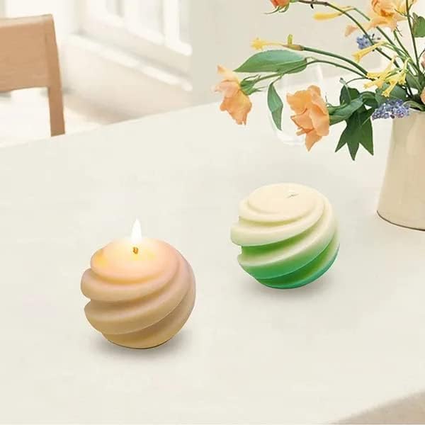 Miniatura 6 de Moldes para Velas - Molde de Silicona para Hacer Velas, Moldes 3D de Bricolaje para Cera de Soja, Cera de Abeja, Vela Aromática, Regalos del Día de