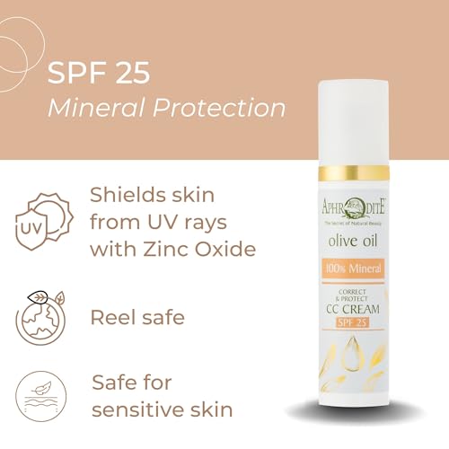 Crème minérale CC idéale pour protéger la peau sensible à la mer