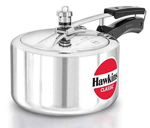 3 Litre Wide Hawkins Classic Aluminium Pressure Cooker -Stovetop Pressure Cooker - Image 6