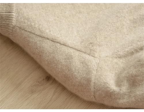 Men's Winter Round Neck 100% Cashmere Sweater Solid Color Pullover Sweater Casual Fashion Classic Pullover4