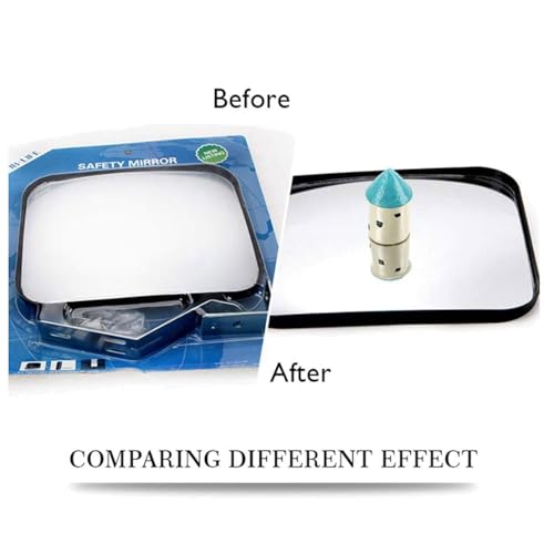 HUOCAI Verkehrsspiegel Weitwinkel Sicherheit Convex Familie Auffahrt Garage Krankenhaus Parkplatz Verkehrssicherheit Single Dot Spiegel, Innen und Außen,16 * 19cm (20 * 24CM)