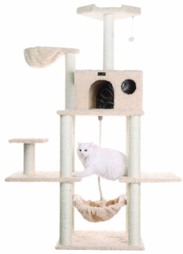 Aeromark International Armarkat Mult -Level Cat Tree Hammock Bed, Climbing Center for Cats and Kittens A6901