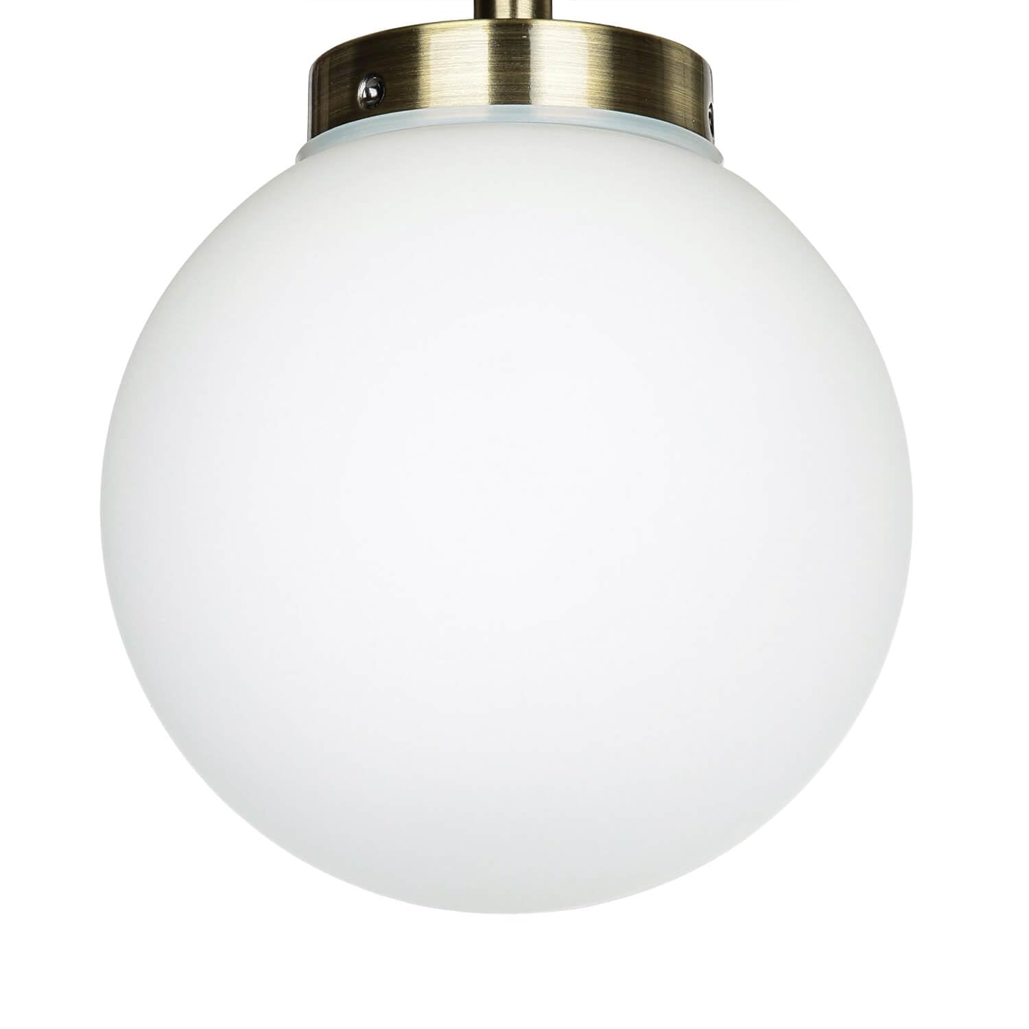 Licht-Erlebnisse Plafoniera da bagno sfera in metallo vetro in ottone 1x G9 variabile bagno corridoio interno lampada da soffitto illuminazione senza tempo compatta