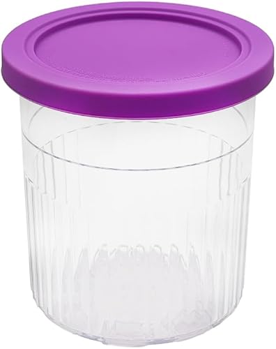 Miniatura 5 de Contenedores de pintas de helado, compatibles con Ninja NC501 CREAMi Deluxe 11 en 1 para helados y golosinas congeladas y modelo NC500, NC501,
