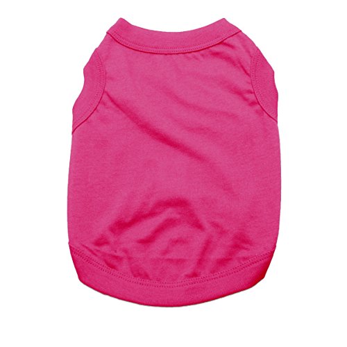 Barking Basics Dog Tank Shirt - Dark Pink - 3X-Large