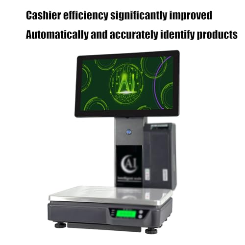 Báscula electrónica con impresora y reconocimiento facial miniatura 3