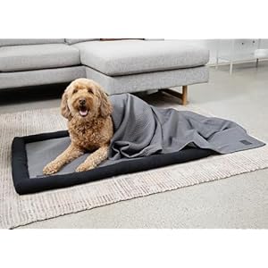   Meadowlark-Dog-Cooling-Blanket-Premium-Fluffy-and-Lightweight-Pet-Blanket-Washable-Dog-Blanket-for-Couch-Protection-Furniture-Protector-for-Dogs-and-Cats-Large-60x50x05-inch-Grey