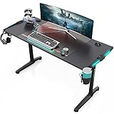 ►【Lo que obtienes】 – Este gran escritorio para juegos mide: 148 (largo)cm x 60 (ancho)cm x 76.8 (alto)cm. Viene con un diseño único Eureka ergonómico de alfombrilla de ratón y paquete de equipo de jugador: estante de control de juego de cuatro puertos de carga USB, soporte de taza y gancho doble para audífonos. Regalo perfecto para novio y niños.