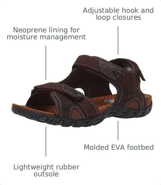 Image of Nunn Bush Rio Bravo 3-Strap River Sandal