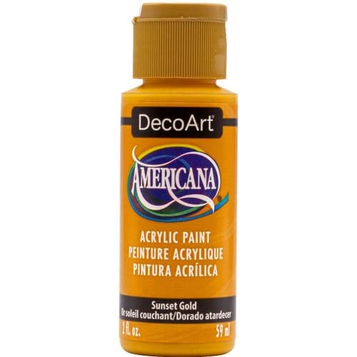 Americana Acrylic Paint 2oz-Sunset Gold