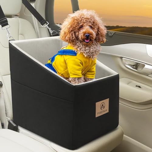 Dog Car Seat for Small Dogs, Memory Foam Booster Dog Car Seat with Washable Removable Cover, Dog Booster Seats for Small Dogs 25lbs, Elevated Pet Car Seat, Dog Seat Belt, Dog Blankets Dog Car Seat for Small Dogs, Memory Foam Booster Dog Car Seat with Washable Removable Cover, Dog Booster Seats for Small Dogs 25lbs, Elevated Pet Car Seat, Dog Seat Belt, Dog Blankets