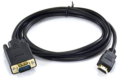 Cabo Adaptador Hdmi Macho Para Vga Macho 1.8M Vkoem