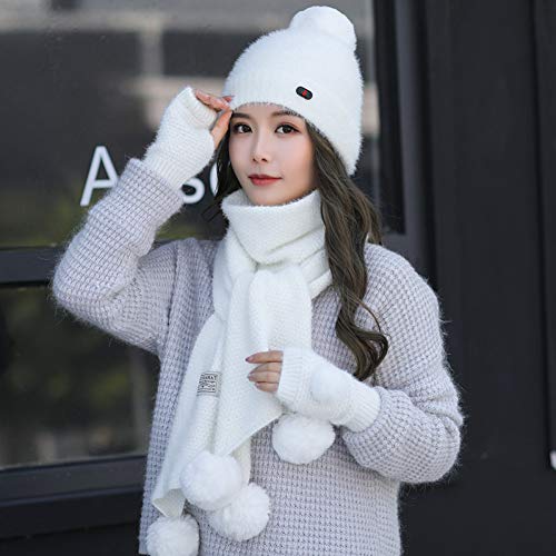 Ensemble bonnet en tricot sauvage et écharpe d'hiver pour vos balades