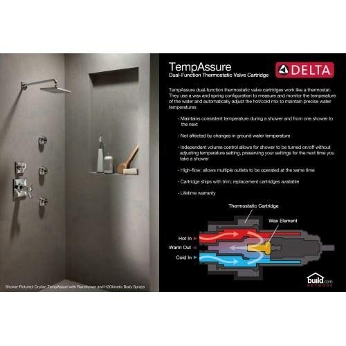 DELTA FAUCET T17T097, 4.50 x 6.00 x 4.50 inches, Chrome