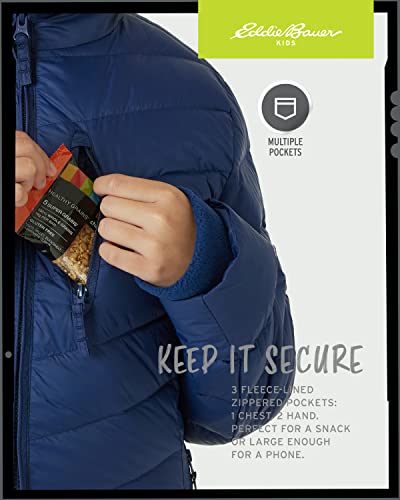 Eddie Bauer Girl's Long Parka Jacket - Down Bubble Coat with Fur Hood for Girls (3-16)3