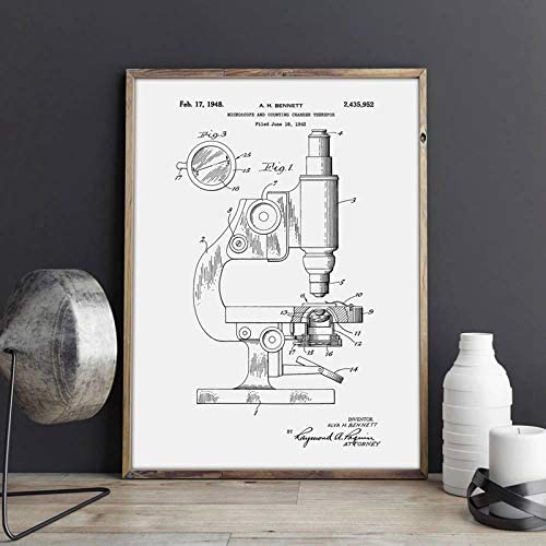 Pictures Prints Microscope Wall Art Chemistry Posters Prints