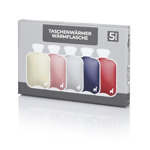 Nordstern Handwärmer 5er Set - Wiederverwendbare Taschenwärmer für Kinder und Erwachsene - Taschen Wärmekissen 12 x 7 cm