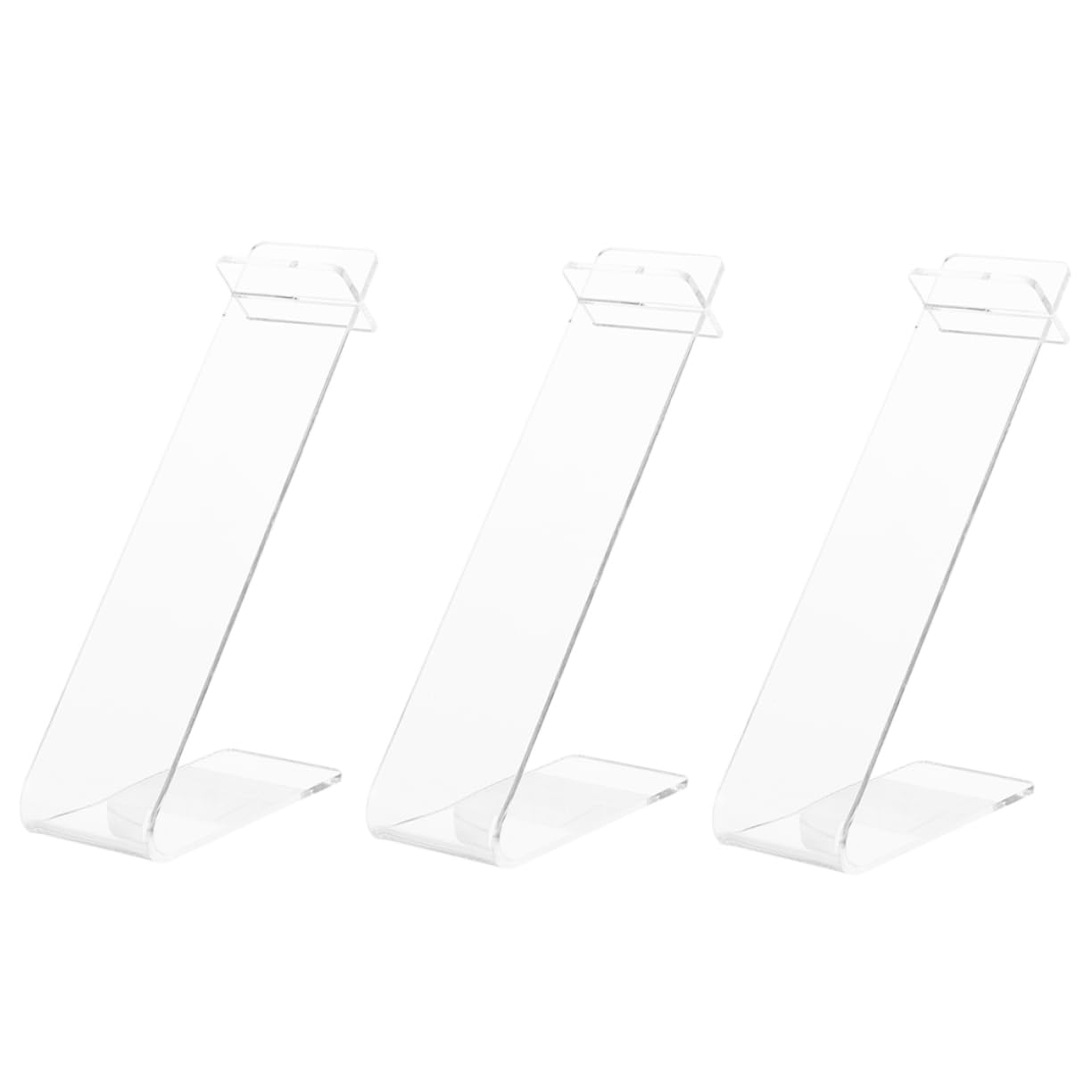 PRETYZOOM 3pcs Shoe Support Display Rack Stand Mount Small Shoe Rack Shoe Rack Holder Shoe Display Holder Clear Shoe Rack Shoe Supports Shoe Display Rack Shoes Acrylic Transparent