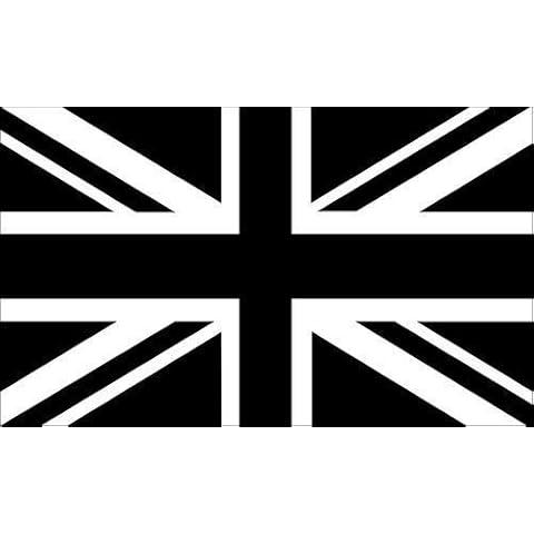 3x5 inch Black Jack Flag Sticker - Decal London England UK Britain British Union Vinyl Decal Sticker Car Waterproof Car Decal Bumper Sticker