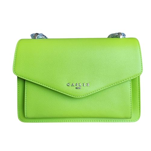 Sac bandoulière Gaelle pochette femme vert fini les sacs lourds et encombrants