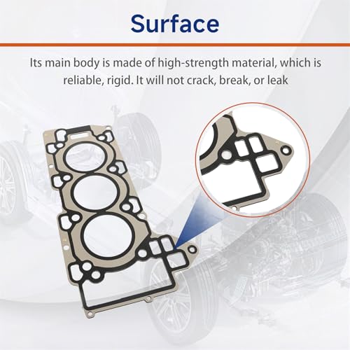 Image of GXYWADY Engine Cylinder Head Gasket Set AJ126 Replacement for Jaguar XE XJ F-Type Land Rover 3.0L V6