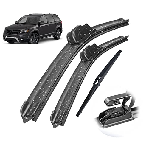 Essuie-glaces pour Dodge Journey 2008-2018, éliminez les bruits et les traces de pluie