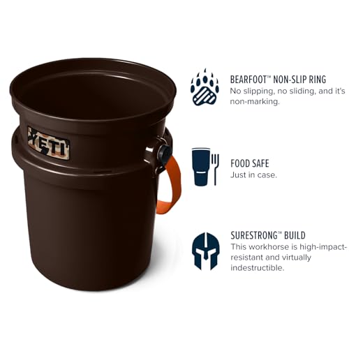 Image of YETI Loadout 5-Gallon Bucket, Impact Resistant Fishing /Utility Bucket