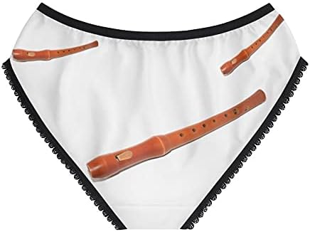 Soprano Recorder Panties, Soprano Recorder Underwear, Briefs, Cotton Briefs, Funny Underwear, Panties For Women